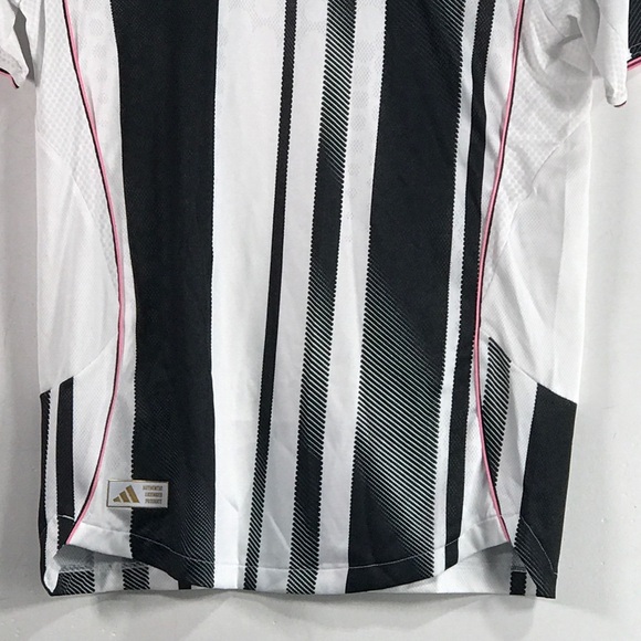 Adidas Juventus 25/26 Home Jersey, Men's Size S - Black/White/Pink - Picture 6 of 10